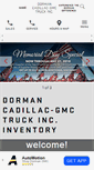 Mobile Screenshot of dormancadillac-gmc.com